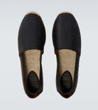 Brunello Cucinelli Suede-trimmed espadrilles