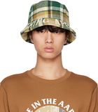 AAPE by A Bathing Ape Multicolor Checked Bucket Hat