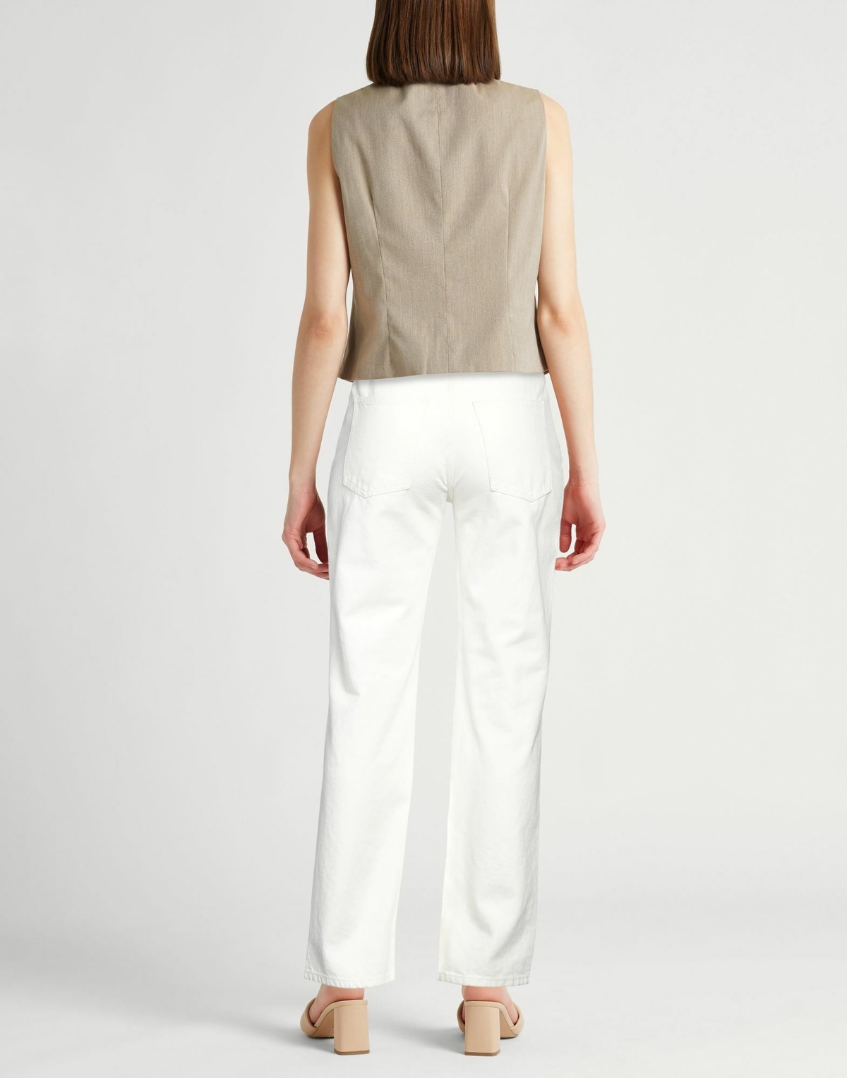 Chloé Womens Jeans Cream