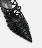 Ferragamo Cirry leather mules