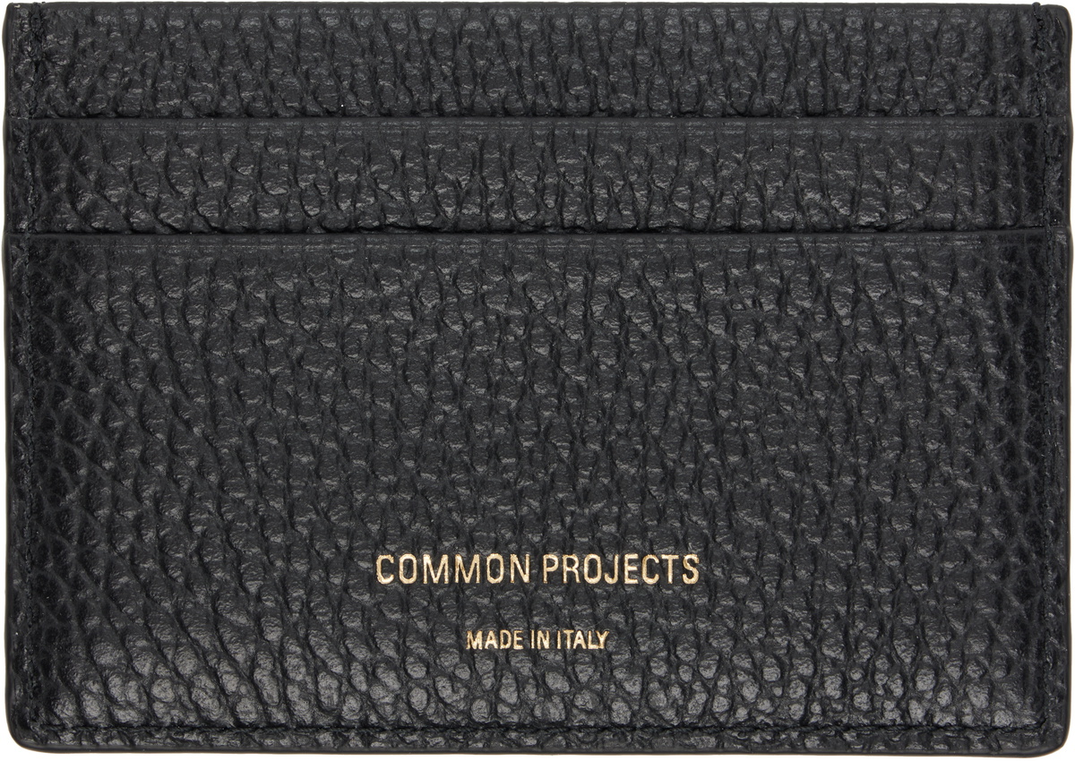 Common Projects Black Multi Card Holder
