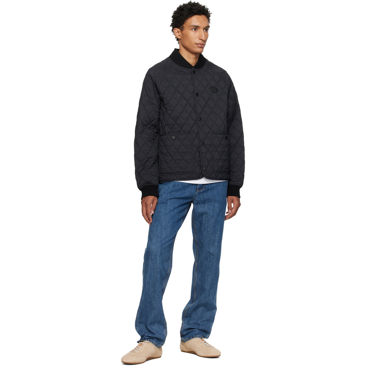 Burberry Black Quilted Nylon Jacket