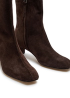 Aeyde Millie 50 Suede Ankle Boots Brown