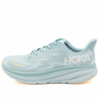Hoka One One Men's Clifton 9 Sneakers in Cloud Blue/Ice Flow