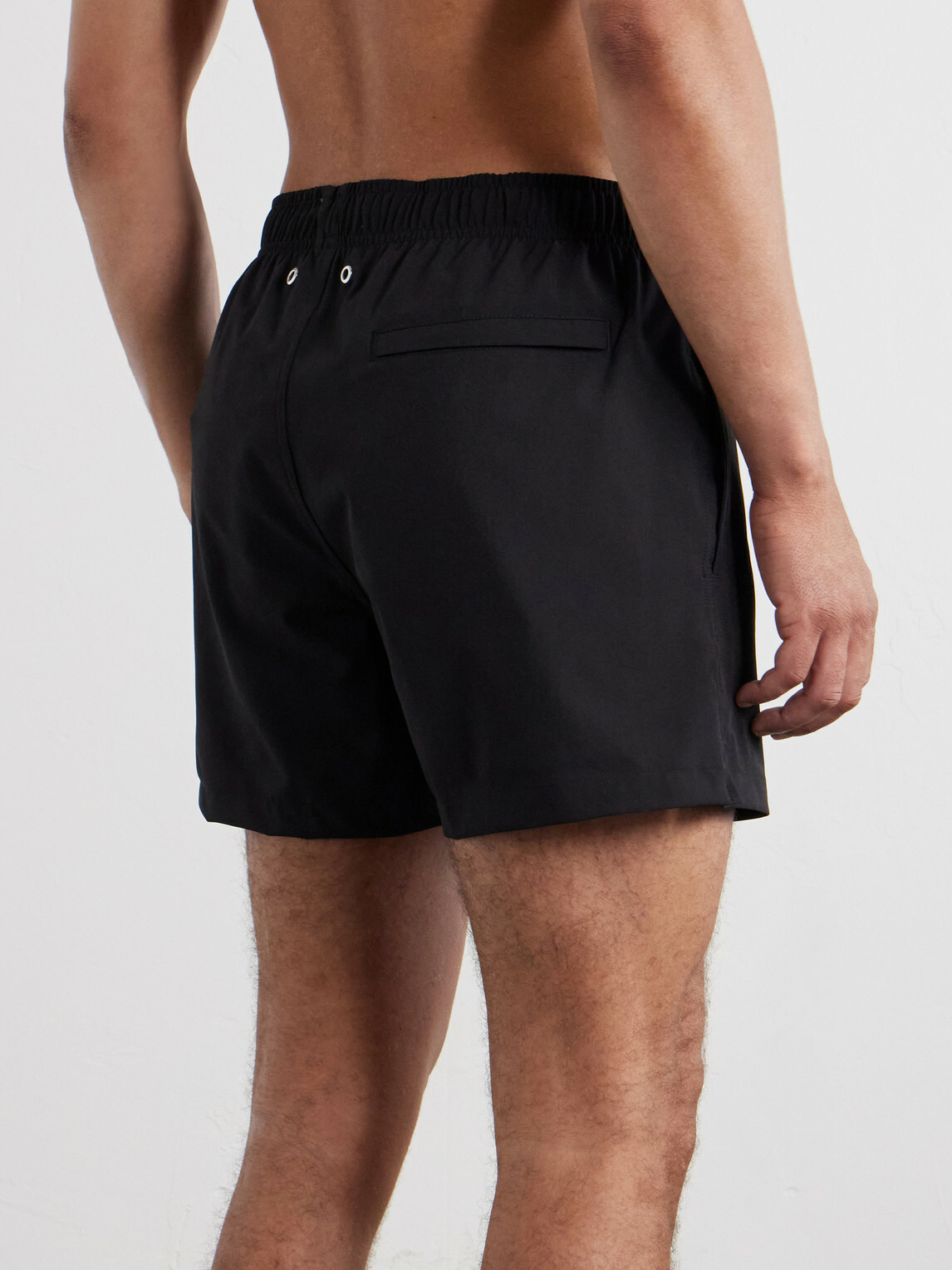 NN07 - Holiday 10039 Straight-Leg Short-Length Recycled-Shell Swim Shorts - Black