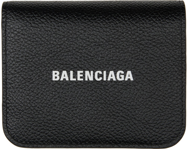 Photo: Balenciaga Black Bifolded Card Holder