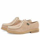 Paraboot Women's Michael Suede Leather Lace Up Derby Shoe in Sandstone