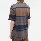 Pop Trading Company Men's Striped T-Shirt in Multi