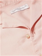 Officine Générale - Eren Camp-Collar TENCEL Lyocell Shirt - Pink