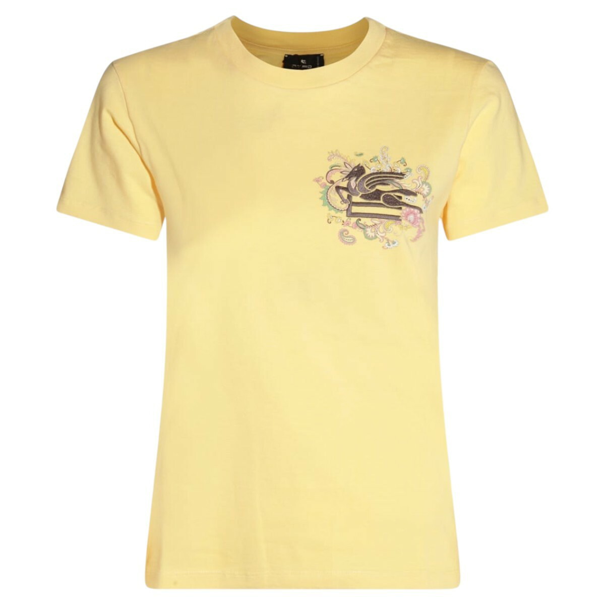 ETRO floral pegasus embroidered t-shirt White Etro