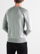 TOM FORD - Silk and Wool-Blend Sweater - Gray