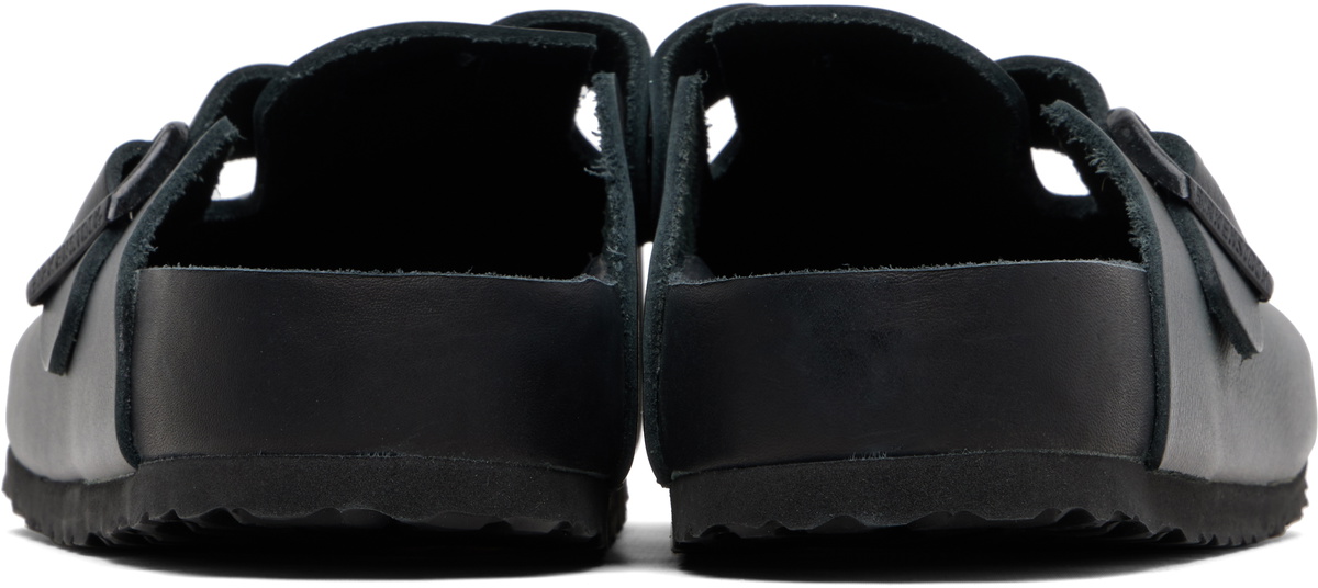 Birkenstock Black Narrow Boston Slip-on Loafers