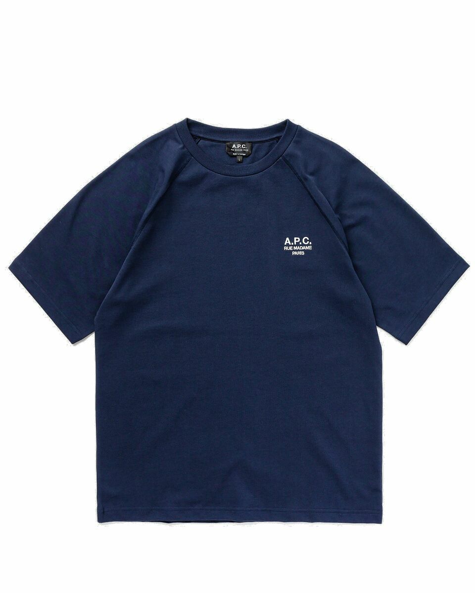 Photo: A.P.C. T Shirt Willy Blue - Mens - Shortsleeves