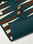 Métier - Portable Leather Backgammon Set