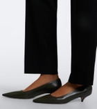 The Row Liisa leather pumps