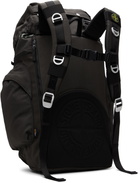 Stone Island Gray Resin Treated Cordura 1500 Backpack