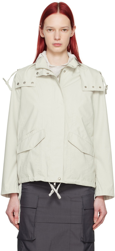 Photo: Youth Beige Raw Edge Jacket