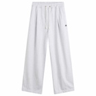 Anglan Men's Steady Sweat Balloon Pants in White Melange