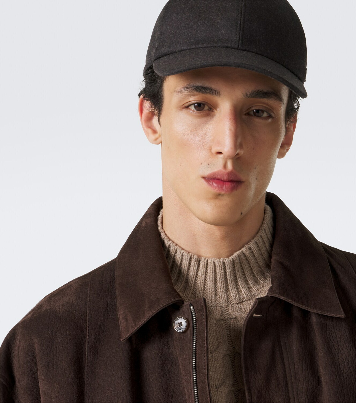 Agnona Wool baseball cap