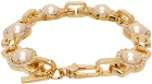 Hatton Labs SSENSE Exclusive Gold Romeo Link Bracelet