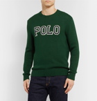 Polo Ralph Lauren - Logo-Appliquéd Cotton Sweater - Green