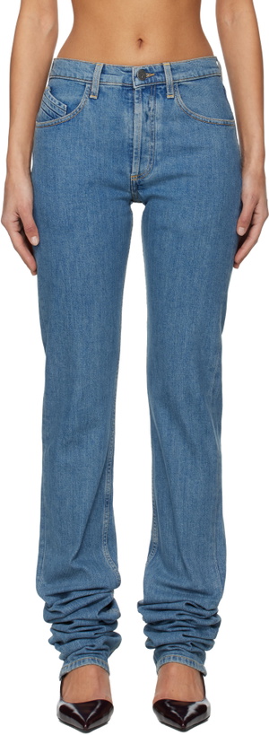 Photo: The Attico Blue Long Jeans