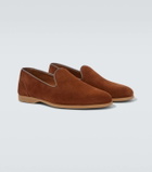 Dunhill Suede loafers