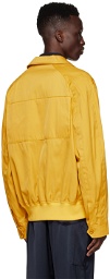 4SDESIGNS Yellow Polyester Jacket