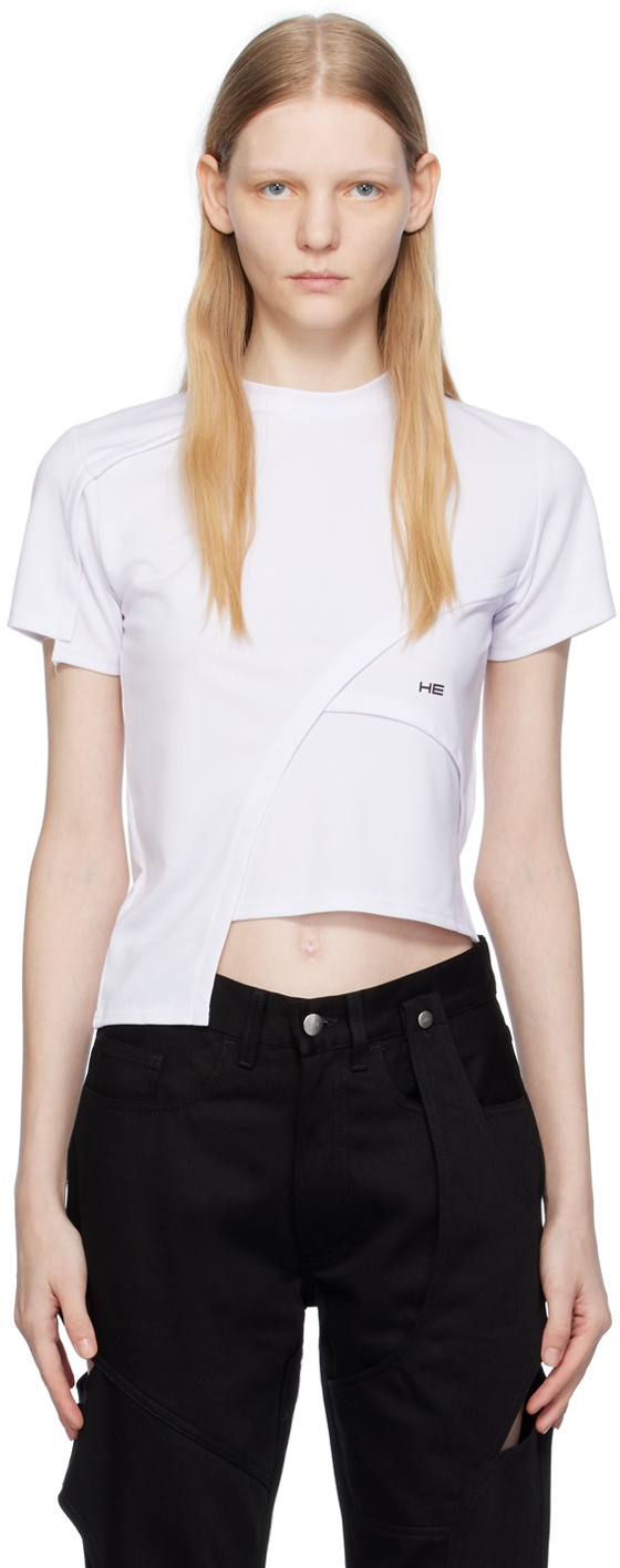 Photo: HELIOT EMIL White Deconstructed T-Shirt