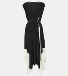 Joseph Goodman belted silk midi dress