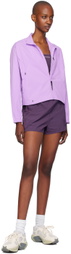 District Vision Purple Cropped Recycled DWR Jacket