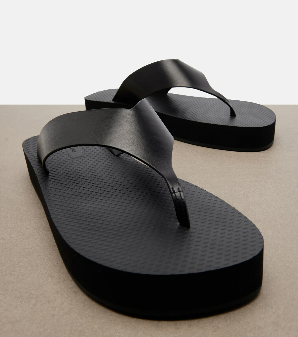 The Row Dune leather thong sandals