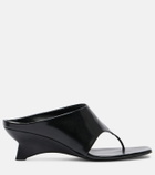Khaite Marlow 55 leather thong sandals