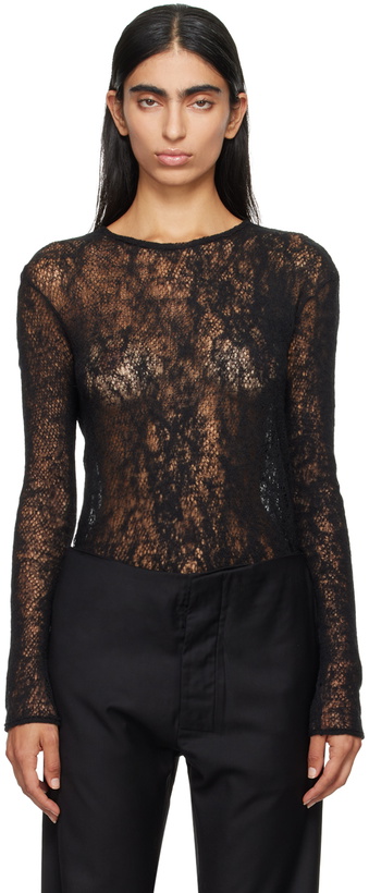 Photo: Gabriela Coll Garments Black No.292 Sweater