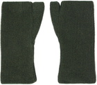 Sinéad O’Dwyer Khaki Fingerless Gloves