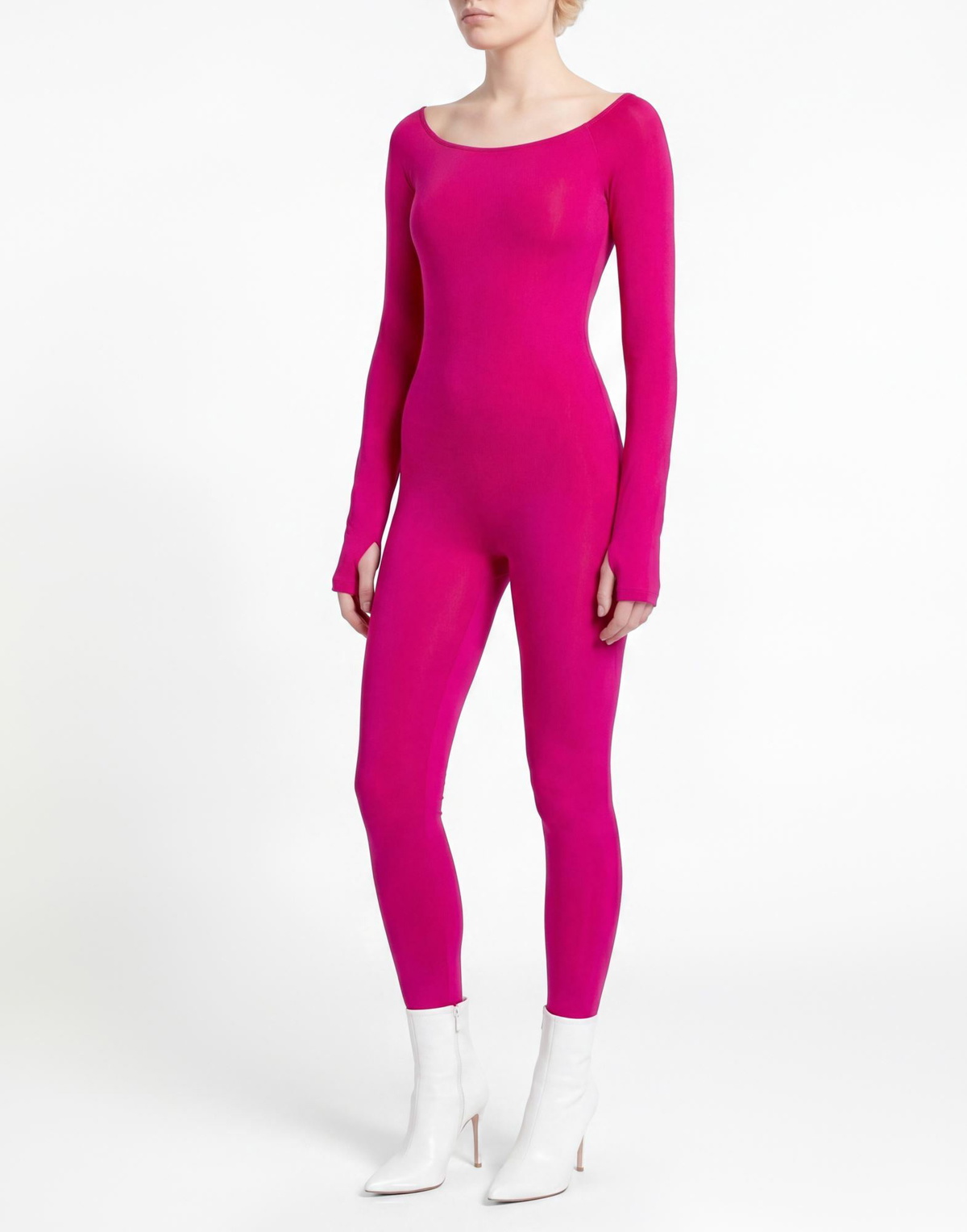 The Andamane Womens Jumpsuit in Magenta