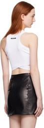 BOYAROVSKAYA White Bend Tank Top