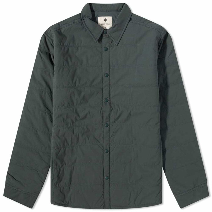 Photo: Snow Peak Men's Flexible Insulated Shirt in Forest Green