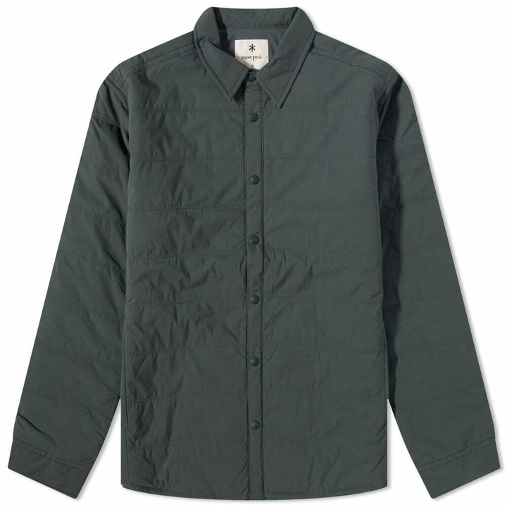 Photo: Snow Peak Men's Flexible Insulated Shirt in Forest Green