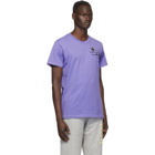 Helmut Lang Purple Helmut Land® Map Standard T-Shirt