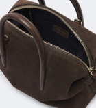 DeMellier Stockholm Small suede top-handle bag