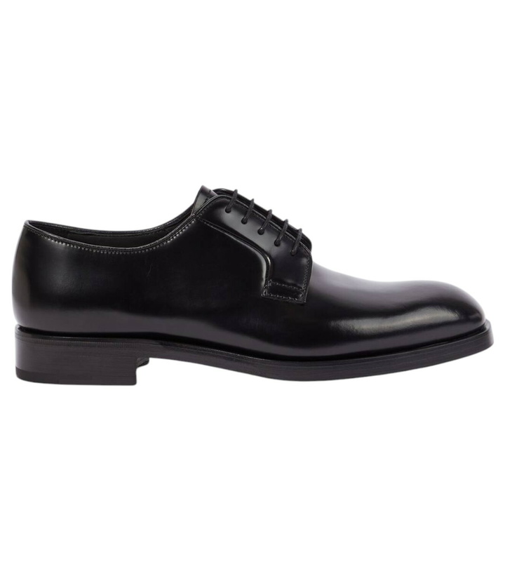 Photo: Prada Brushed leather Derby shoes