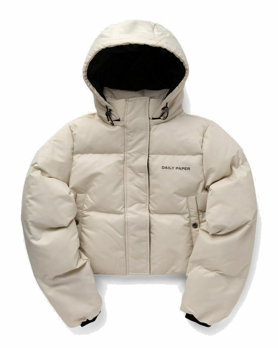 Photo: Daily Paper Epuffa Cropped White - Womens - Down & Puffer Jackets
