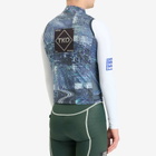 Pas Normal Studios Men's T.K.O. Mechanism Stow Away Gilet in Human Error Blue