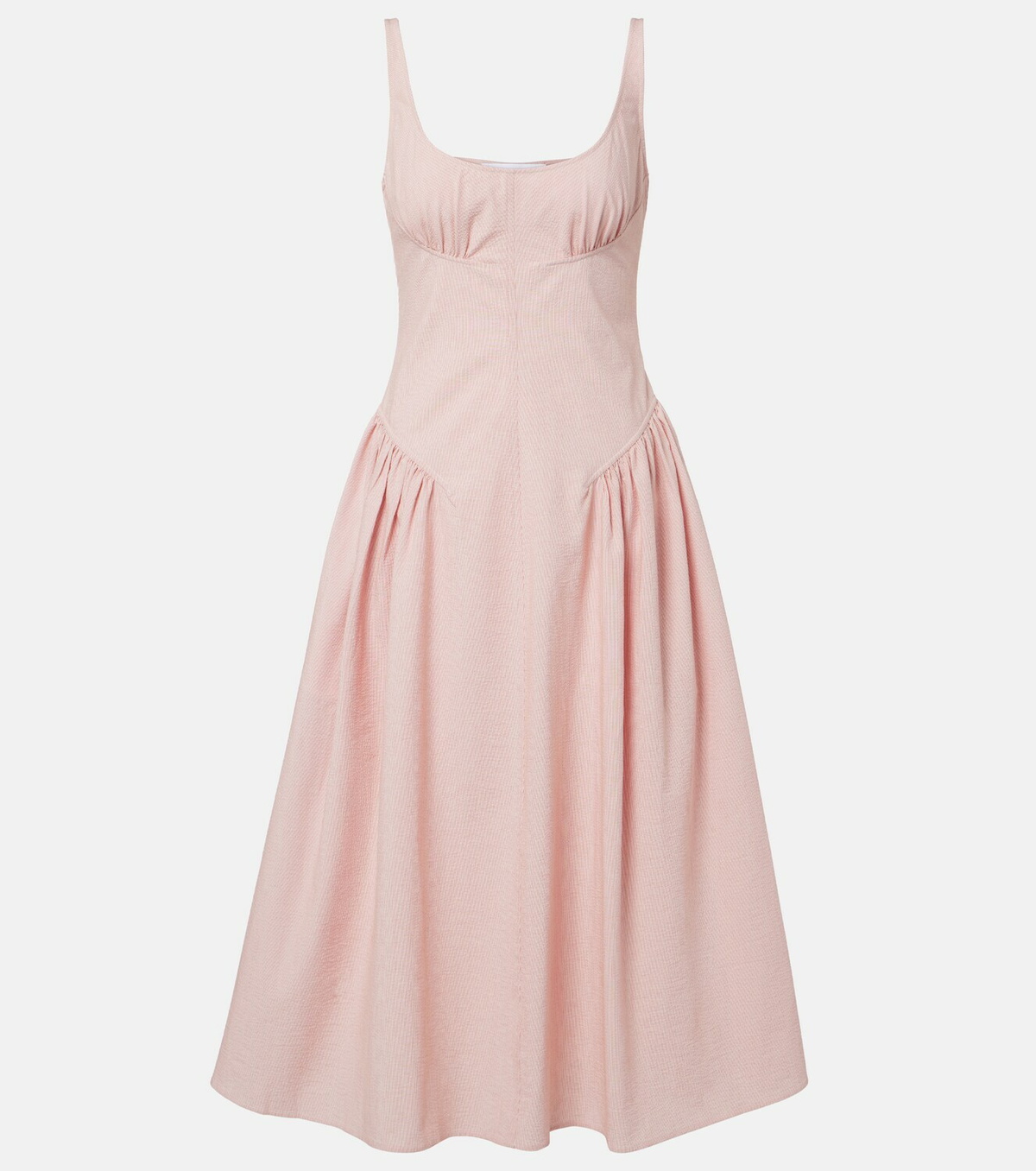 Proenza Schouler Solira seersucker midi dress