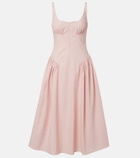 Proenza Schouler Solira seersucker midi dress