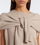 Lisa Yang Othelia caped cashmere sweater