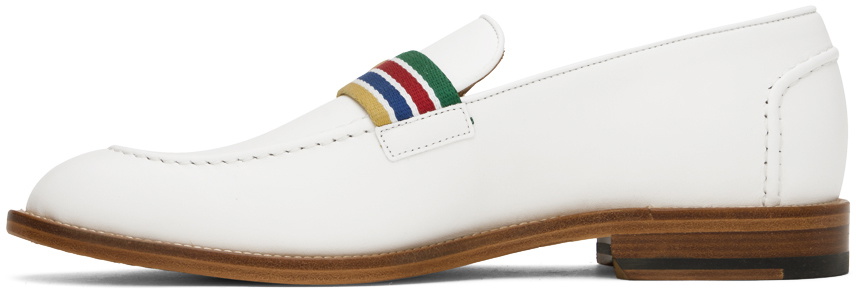 Casablanca White Heart Loafers