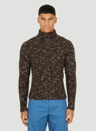Spotted Sweater in Brown