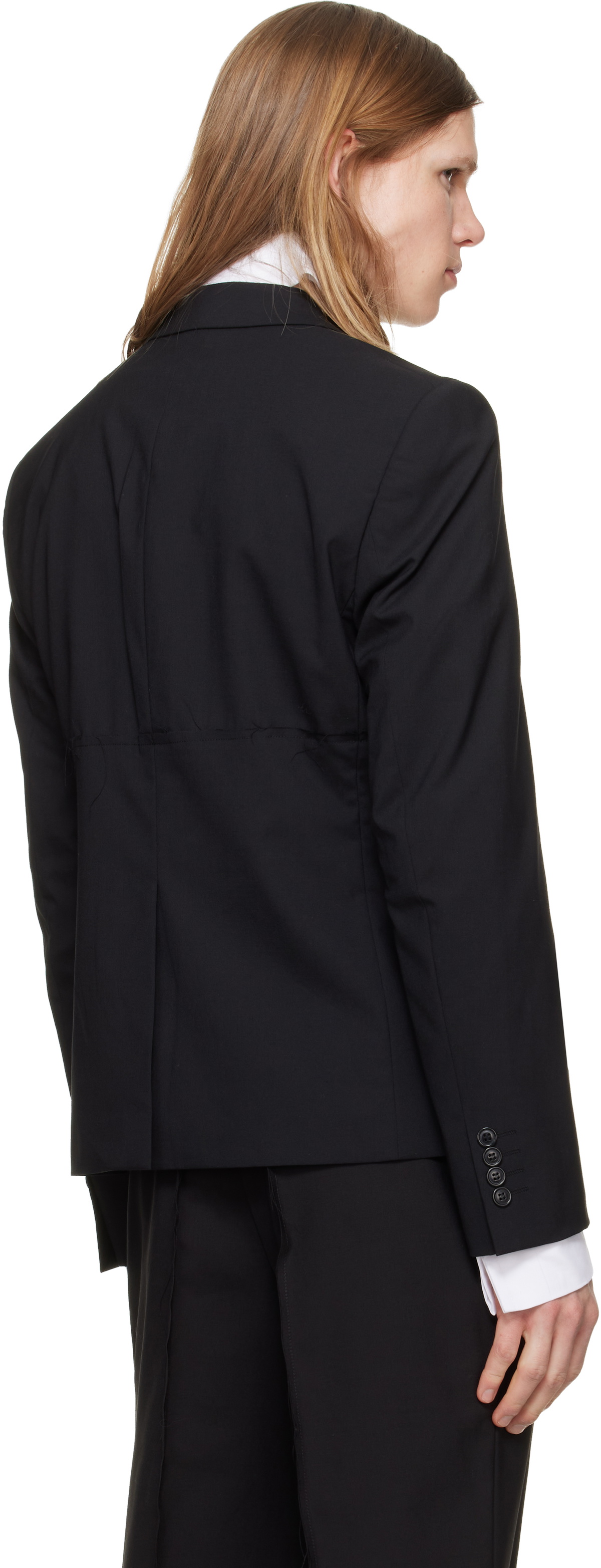 HODAKOVA Black Double Button Blazer